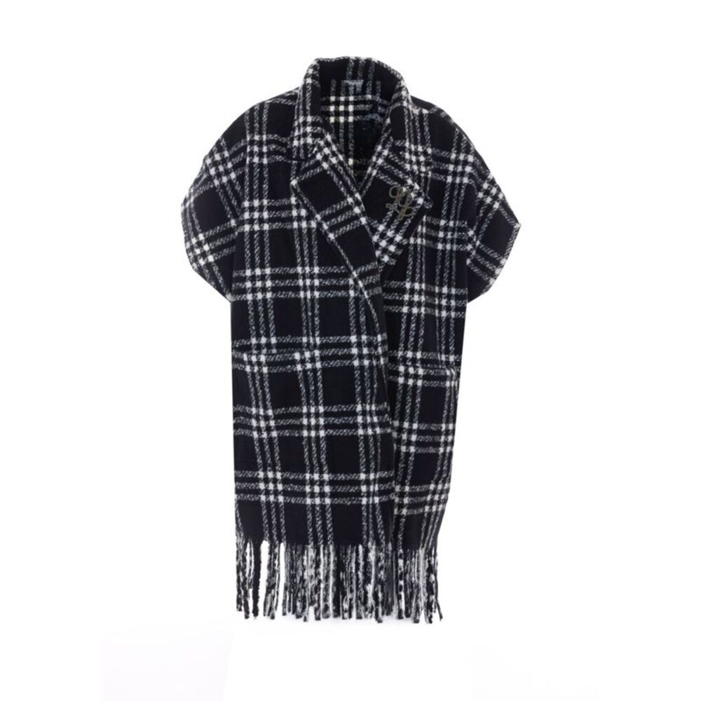 Liu Jo Women Jacquard Long Poncho